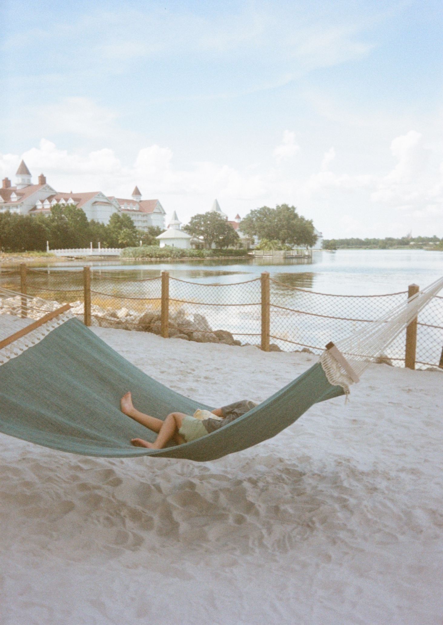 Beach at Poly Tower looking at Grand Floridian
